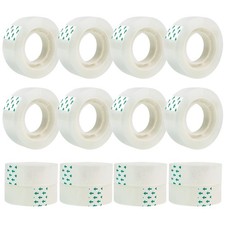 Scotch Tape Refills for Dispenser - Clear Packing Tape, Each Roll 3/4 x 1000 ...