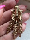 Vintage Sarah Coventry Royal Highness Clip Earrings Rhinestone Faux Pearl Dangle — photo 3