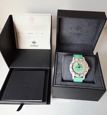 ZODIAC SWISS CERAMIC SUPER SEA WOLF COMPRESSION AUTO DIVER WATCH 41mm  ZO9592NIB