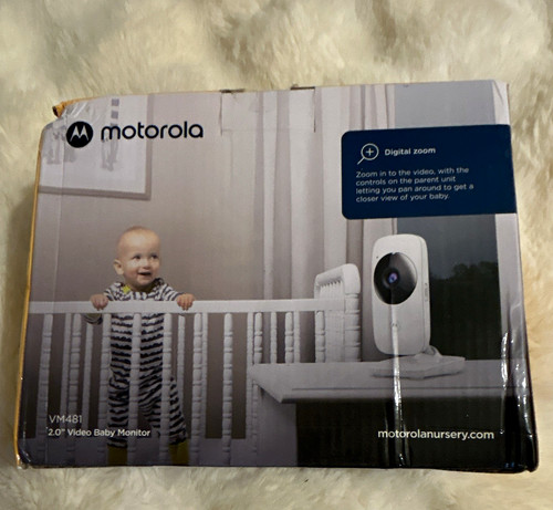 Motorola VM481 2.0in Video Baby Monitor with Infrared Vision & Digital Zoom