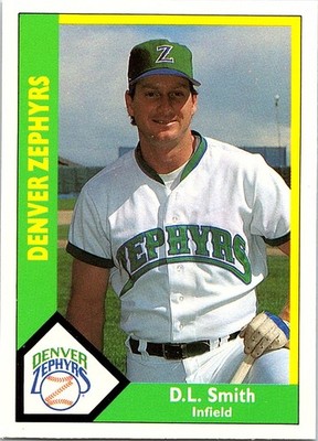 D.L. Smith 1990 CMC Denver Zephyrs #10 Denver Zephyrs
