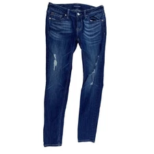 Vigoss The Chelsea Skinny Jeans Size 26 Blue Distressed
