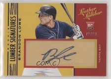 2019 Panini Leather & Lumber Rookie Signatures Blue 78/99 Brandon Lowe Auto 1kk