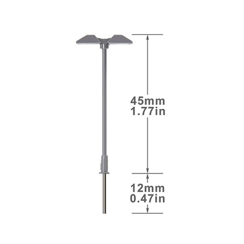 Luz de plataforma modelo 5 piezas con farola LED calibre Z 1:200-220 paisajismo - Imagen 4 de 10