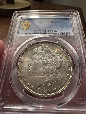 MS 63 Graded 1887 Year Morgan US Dollars (1878-1921) for sale | eBay