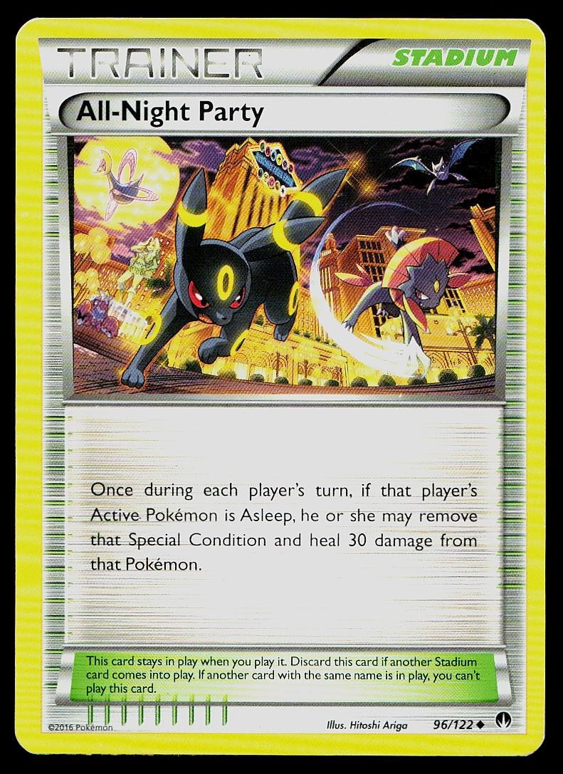 Pokemon Card BREAKpoint All-Night Party 96/122 Uncommon