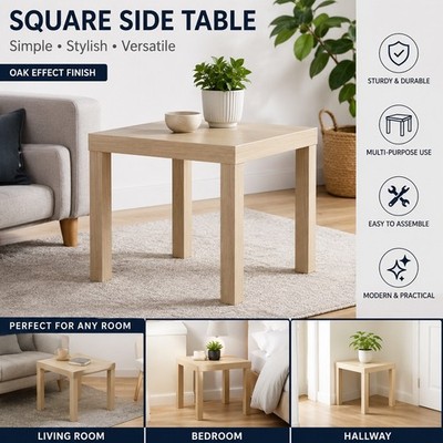 LACK Holz Beistelltisch Optik Küche Esszimmer Möbel Weiß StaineOAK