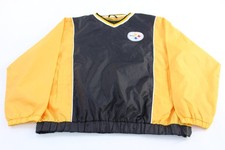 Pittsburgh Steelers Football Embroidered Windbreaker Pullover