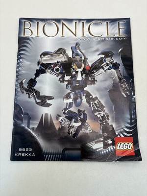 LEGO   Bauanleitung Bionicle 8623 Krekka Instruction ungelocht H34