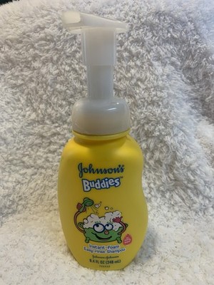 Johnson's Buddies Instant Foam Easy-rinse shampoo 8.4 oz Discontinued