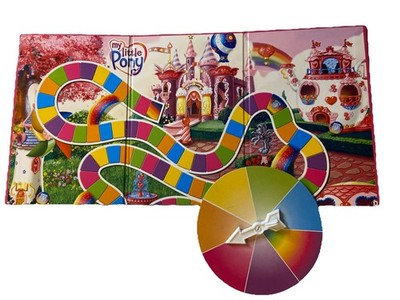 My Little Pony Ponyville Adventure Game Board & Spinner 2009 Replacement Parts