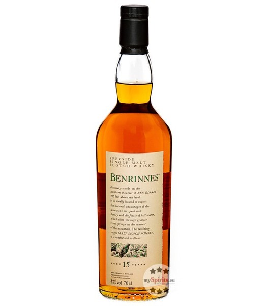 Benrinnes 15 Years Speyside Single Malt Scotch Whisky / 43 % Vol / 0,7 Liter-image