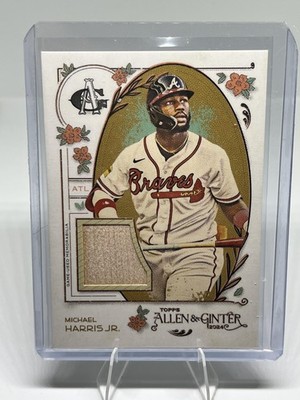 2024 Topps Allen & Ginter #AGR-MHA Michael Harris II A&G Relics Full Size B MEM