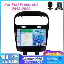 2Din Autoradio Navi Per Fiat Freemont 2012-2020 Android 16 Car Play GPS 4GB+64GB