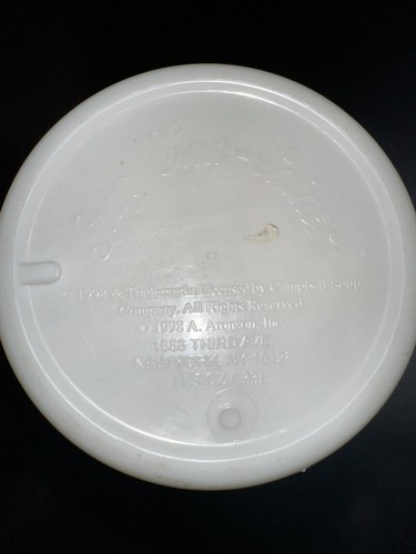 VTG 1998 Campbells Soup Thermos Hot/Cold 11.5 oz. With Lid Cup Complete - Picture 5 of 6
