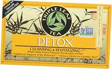 Triple Leaf Tea: Tea,Detox, 20 ct 20 Count Pack of 1