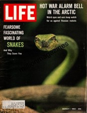 1963 Life March 1 - Snakes; Sex and the Single Girl; Swamp buggies; De Gaulle