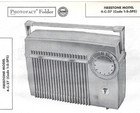 1956 FIRESTONE 4-C-27 Portable Tube AM RADIO Receiver Photofact MANUAL 4C27 Vtg