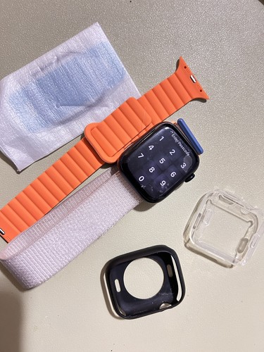 apple watch série 9 45mm gps minuit - Photo 3 sur 4