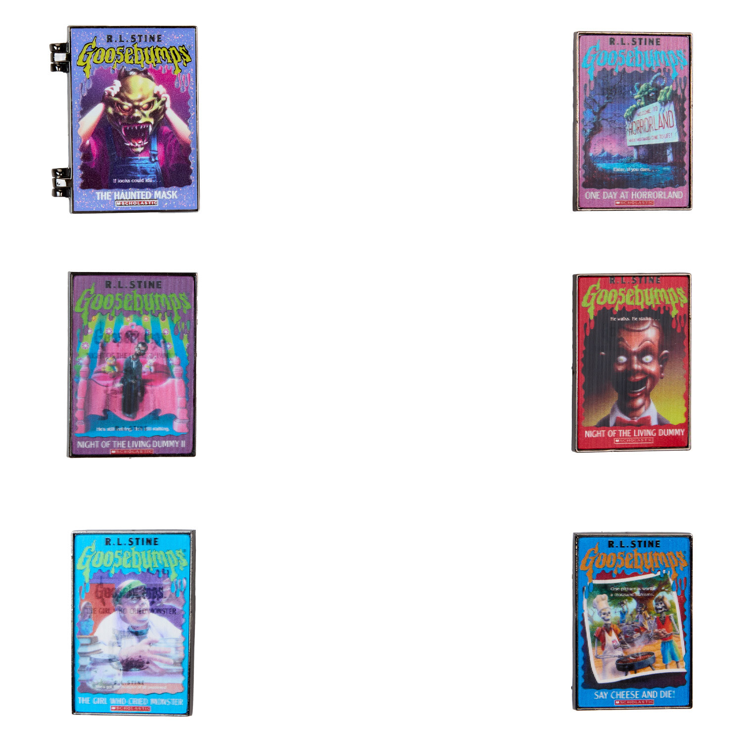 Линзовидная булавка Mystery Box на обложке книги Мурашки по коже одна булавка 2490₽