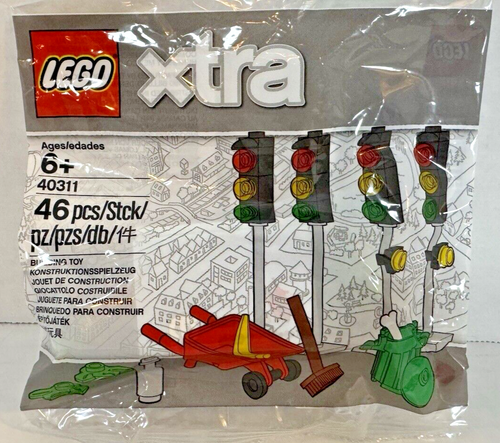 (40311) Lego Xtra: Traffic Lights New Sealed Retired City Street Town Building