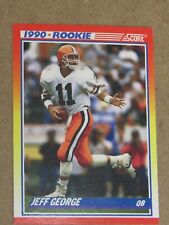 1990 Score JEFF GEORGE # 634 Rookie Trading card Colts