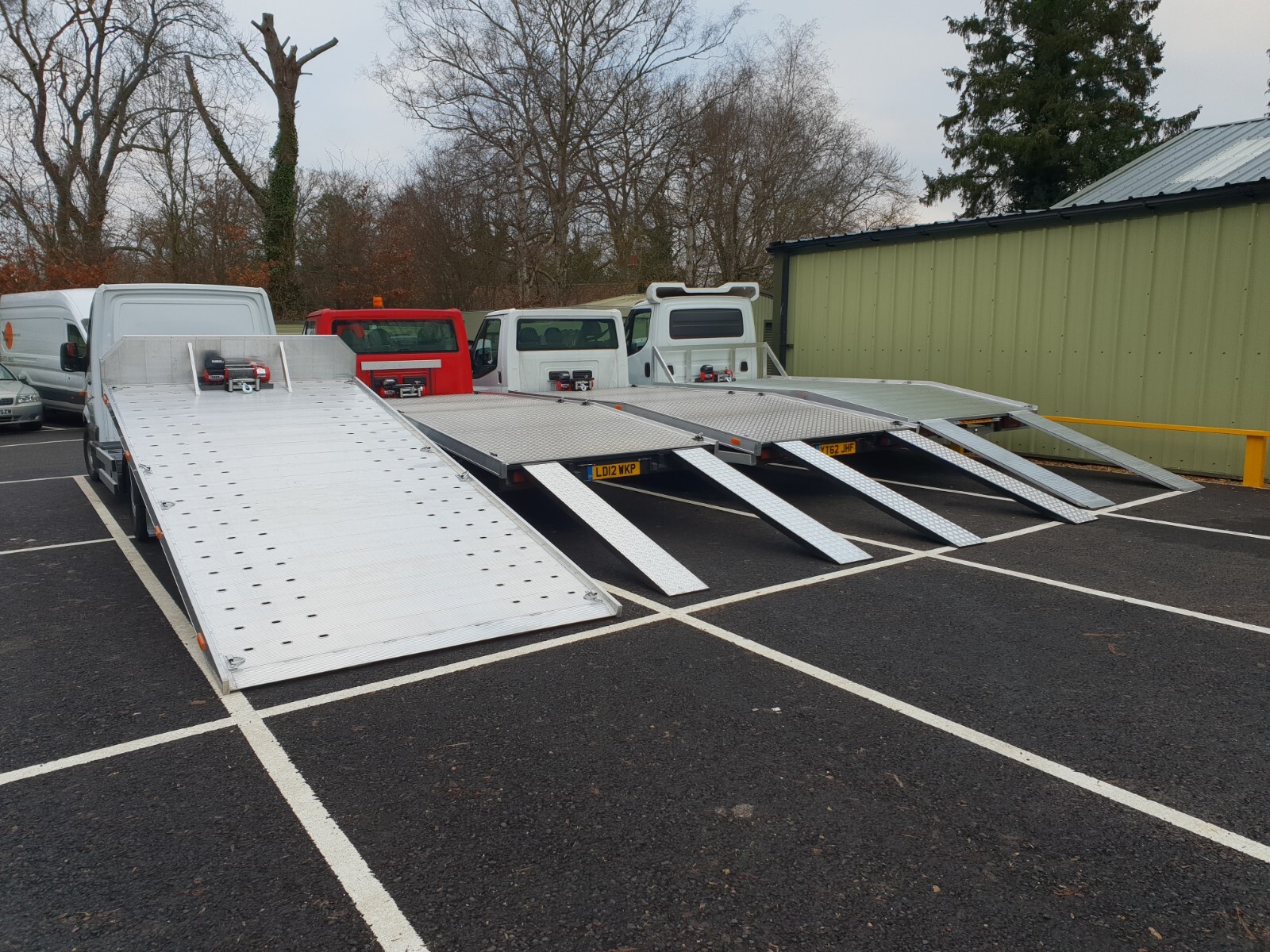 Non-Slip car transporter loading ramps for recovery and Trailers ...
