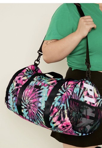 Victoria's Secret VS PINK Duffle Bag Gym Duffel Travel Tie Dye - 第 1/4 張圖片