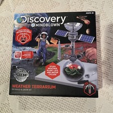 Discovery Mindblown Weather Terrarium Stem DIY Build  Grow Kit STEM Sealed New