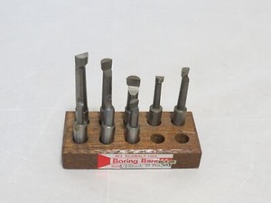 8 Piece Boring Bars Set 1/2" Shank Made in Japan Cobalt HSS M3