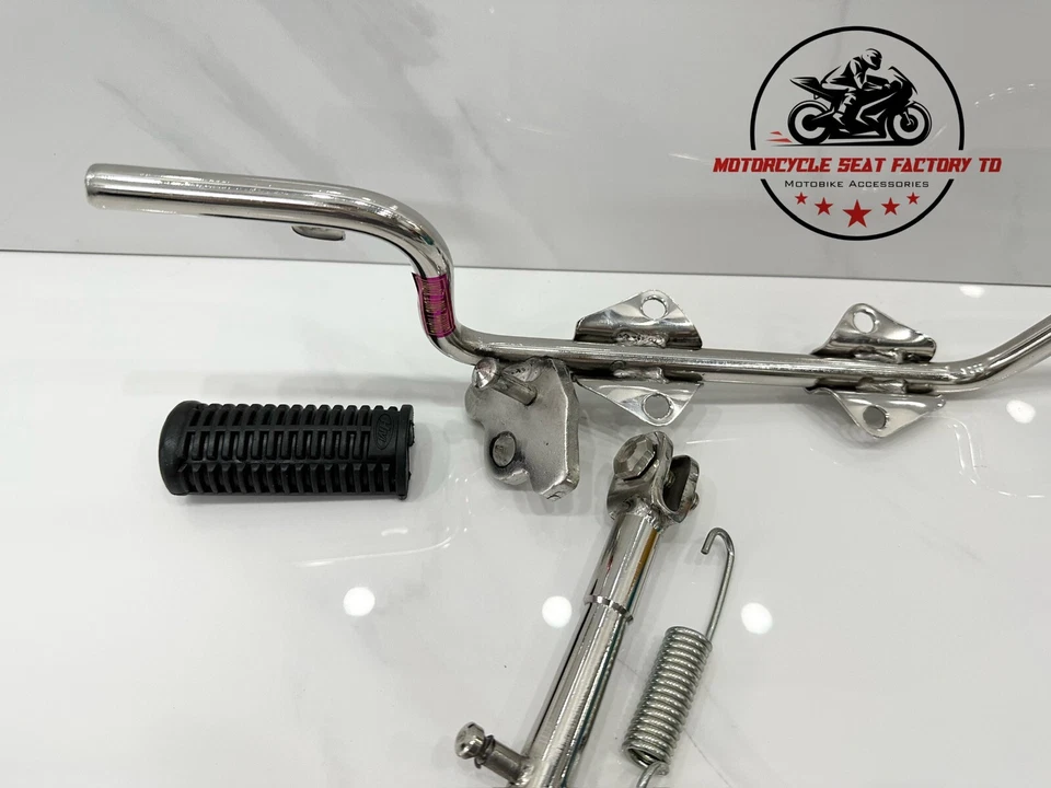 Honda SS50 CL50 CL70 CD50 Foot Peg Step Bar & Side Stand CD70 Z50 CT50 CT70 S50. - Image 4 of 4