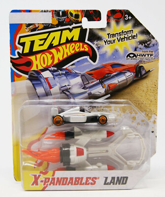 Hot Wheels - Team Hot Wheels - X-Pandables Land - Formel 1 artiges Auto + Extra