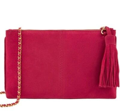 Monsoon Accessoire Caddie Farbe Pop Umhängetasche Leder neu mit Etikett