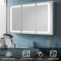 Led Spiegelschrank Badspiegel Edelstahl Badschrank Mit Beleuchtung Steckdose 105