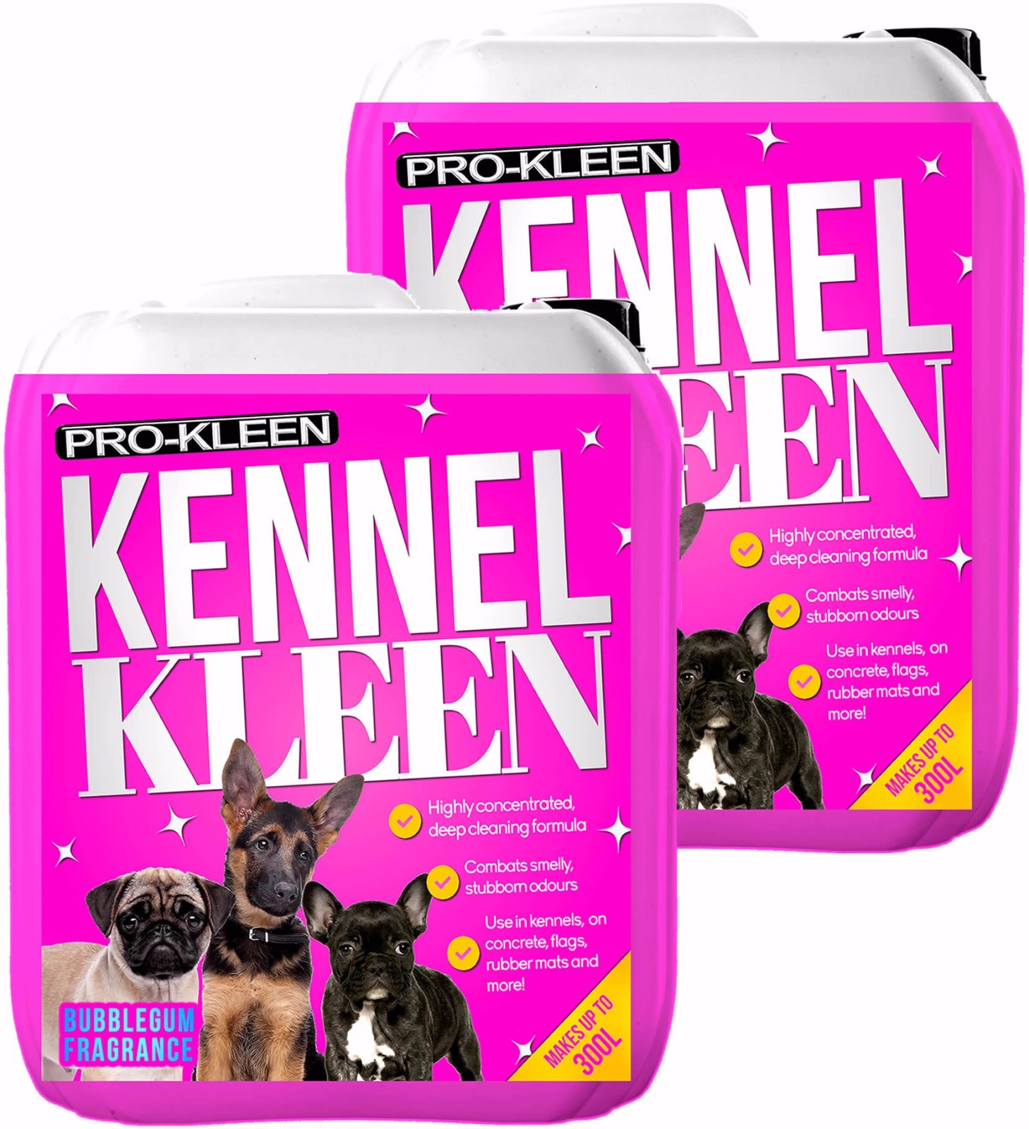 ProKleen Kennel Disinfectant Cleaner Odour Deodoriser Pet Dog Cat Bubblegum 20L