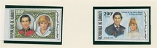 Djibouti Scott #529-530 IMPERF MNH Prince Charles and Lady Diana Wedding $$