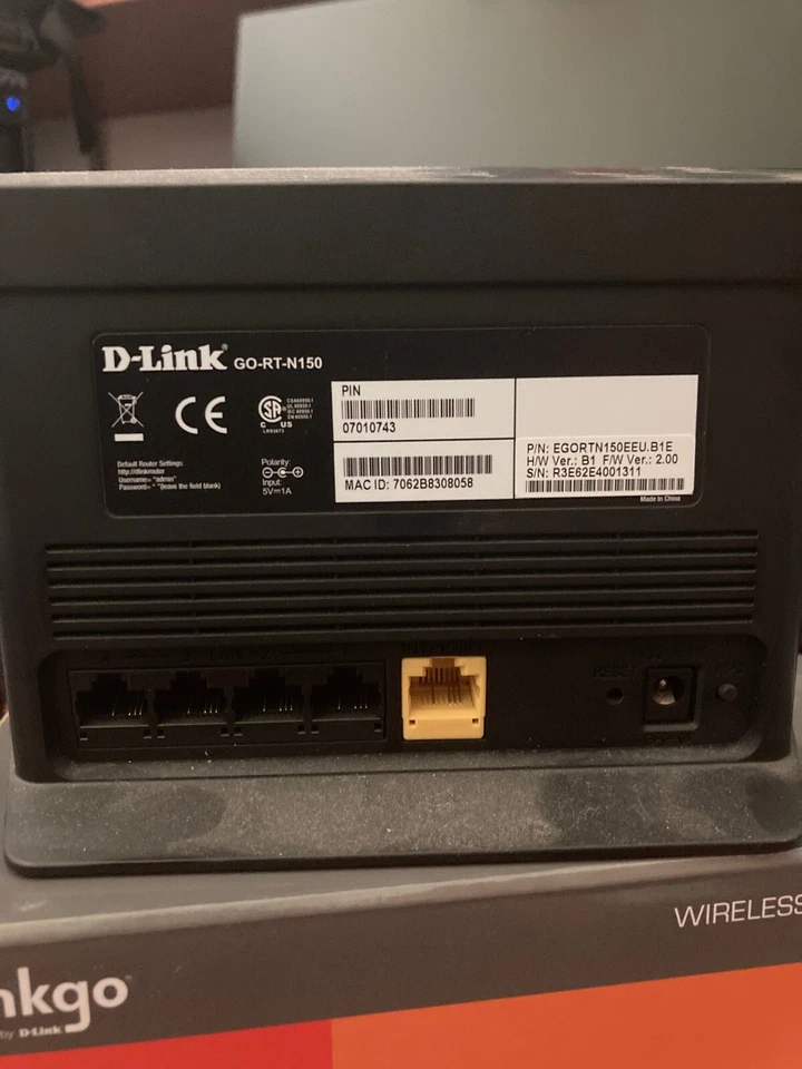 D-LINK GO-RT-N150 Wireless N150 Easy Router - Immagine 2 di 3