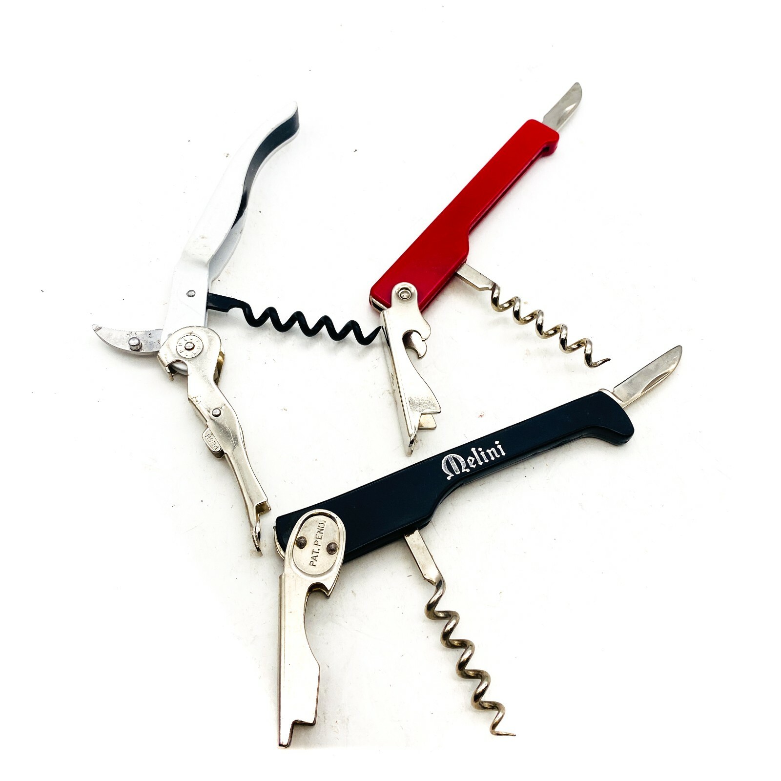 Pedrini & Ghidini Italy & Pulltex Corkscrew, Cutter, Bottle Opener