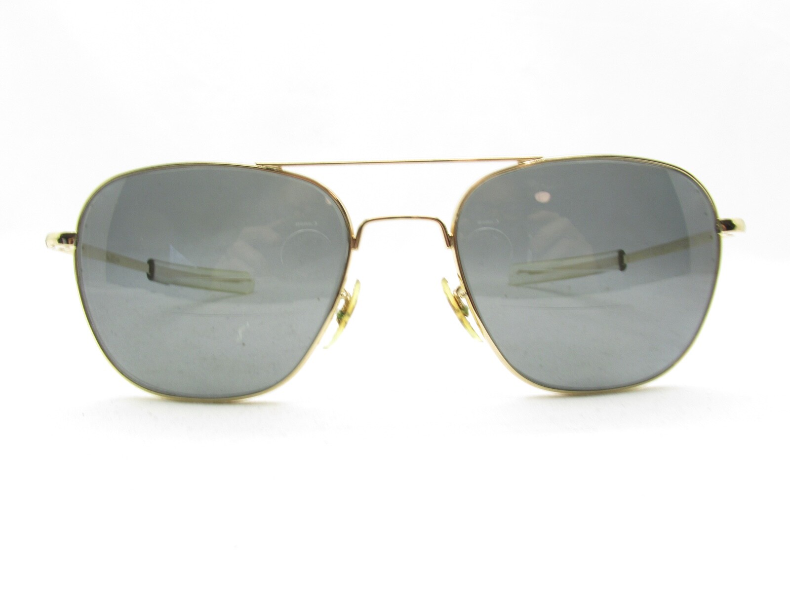 MARCOS DE GAFAS DE AVIADOR ORO PILOTO ORIGINAL ÓPTICO AMERICANO 57-20-140 117375