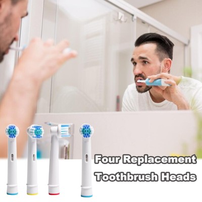 4pcs Replacement Electric Toothbrush Heads Compatible Oral B tooth brush Head