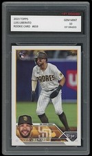 Luis Liberato 2023 Topps Baseball 1st Graded 10 MLB Rookie Card RC Padres