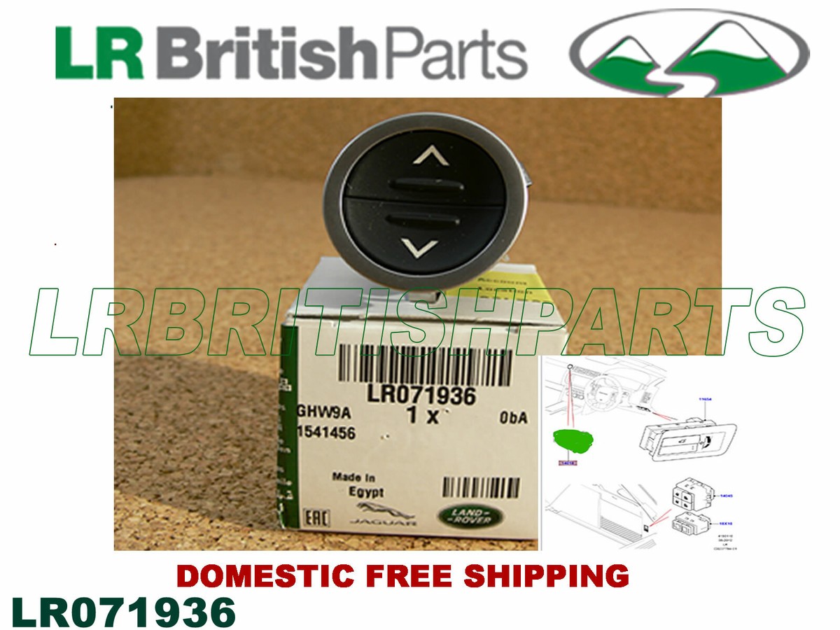 GENUINE LAND ROVER GLOVE BOX SWITCH RANGE ROVER 13 SPORT 14