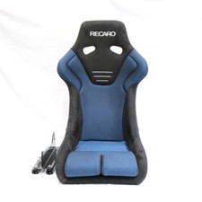 1pcs RECARO Racing black suede Universal model car sports seat Blue textile