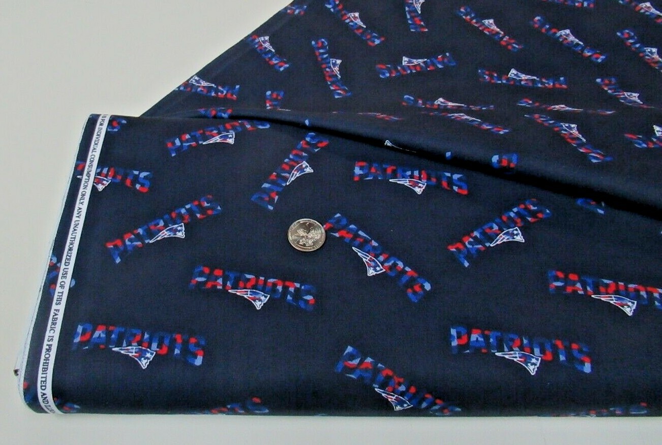 Exclusive NFL NEW ENGLAND PATRIOTS cotton fabric1 3/4 yds (70367)Patriot Camo