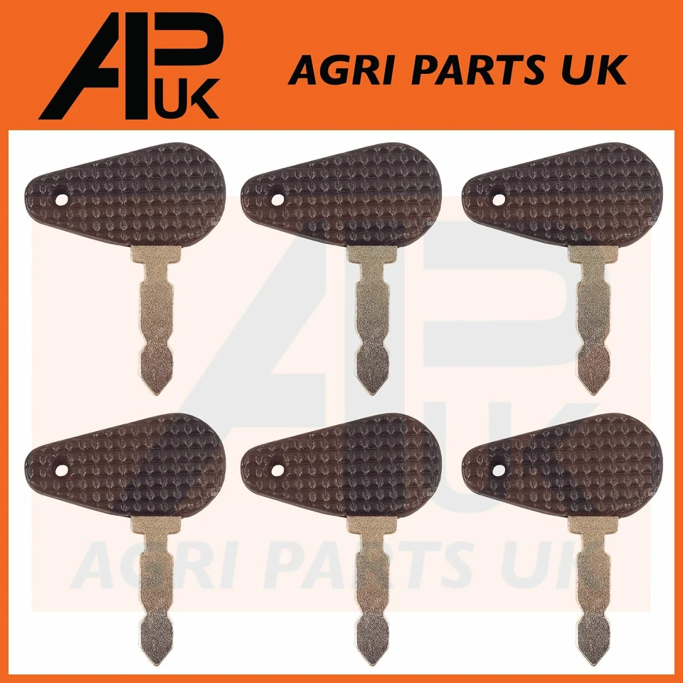 APUK 6x Ignition Key Lucas Type for Massey Ferguson International David Brown Tractor