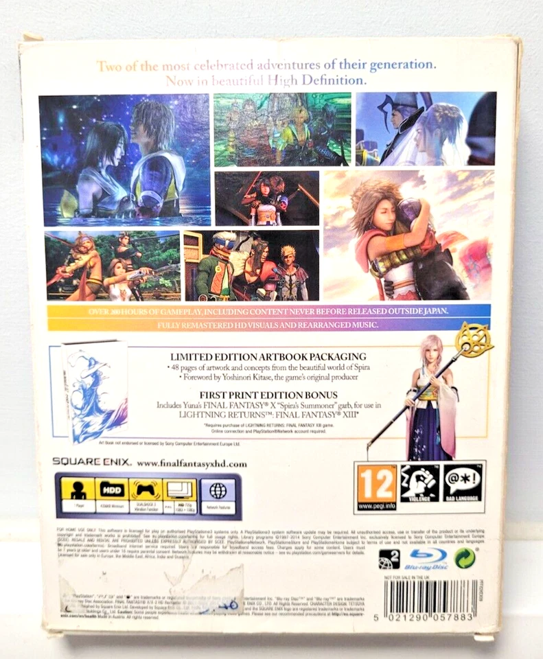 PS3 Final Fantasy X | X-2 HD Remaster Limited Edition Game with Artbook PS3 - Image 2 of 4