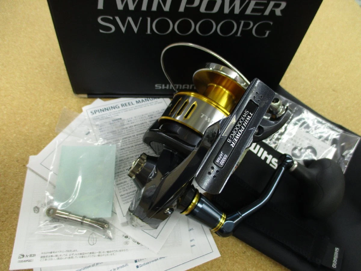 Shimano 15 Twin Power SW 10000PG Right Handle w/ Box Manual From