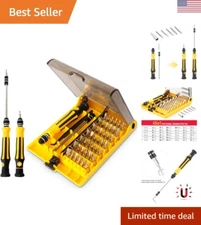 45 in 1 Mini Screwdriver Set - Torx Bit Tools with Tweezers & Extension Shaft