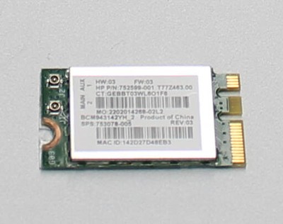 753078-005 Broadcom Bcm43142 802.11Bgn 1X1 4.0 M.2 WLAN Adapter ''GRADE A''