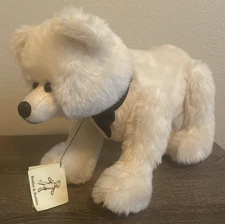 Mohair Standing Polar Bear Cotter Pin Joints Bently & Buddies by Nancy Dane, USA